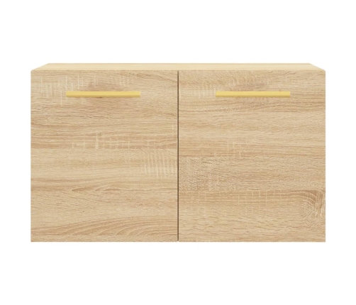 Armario de pared madera ingeniería roble Sonoma 60x36,5x35 cm