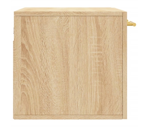 Armario de pared madera ingeniería roble Sonoma 60x36,5x35 cm