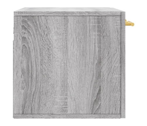 Armario de pared madera de ingeniería gris Sonoma 60x36,5x35 cm