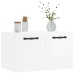 Armario pared madera contrachapada blanco brillo 60x36,5x35 cm