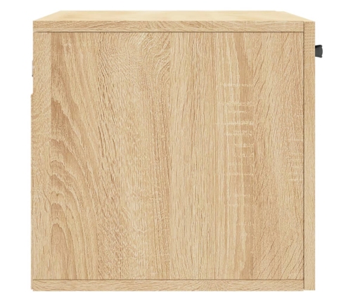 Armario de pared madera ingeniería roble Sonoma 60x36,5x35 cm