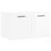 Armario pared madera contrachapada blanco brillo 60x36,5x35 cm