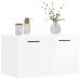 Armario pared madera contrachapada blanco brillo 60x36,5x35 cm