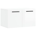 Armario pared madera contrachapada blanco brillo 60x36,5x35 cm