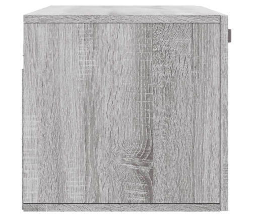 Armario de pared madera de ingeniería gris Sonoma 80x36,5x35 cm