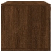 Armario de pared madera ingeniería marrón roble 80x36,5x35 cm