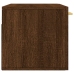 Armario de pared madera ingeniería marrón roble 80x36,5x35 cm