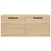 Armario de pared madera ingeniería roble Sonoma 80x36,5x35 cm