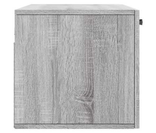 Armario de pared madera de ingeniería gris Sonoma 80x36,5x35 cm