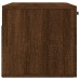 Armario de pared madera ingeniería marrón roble 80x36,5x35 cm