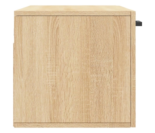 Armario de pared madera ingeniería roble Sonoma 80x36,5x35 cm