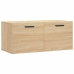 Armario de pared madera ingeniería roble Sonoma 80x36,5x35 cm