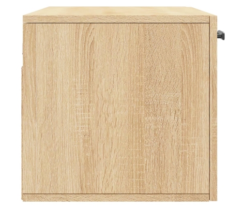 Armario de pared madera ingeniería roble Sonoma 80x36,5x35 cm