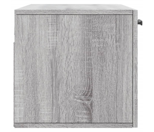 Armario de pared madera de ingeniería gris Sonoma 80x36,5x35 cm