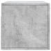 Armario de pared madera ingeniería gris hormigón 80x36,5x35 cm