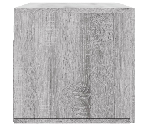 Armario de pared madera de ingeniería gris Sonoma 80x36,5x35 cm