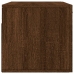 Armario de pared madera ingeniería marrón roble 80x36,5x35 cm