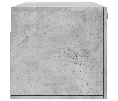 Armario de pared madera ingeniería gris hormigón 100x36,5x35 cm