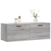 Armario de pared madera ingeniería gris Sonoma 100x36,5x35 cm