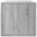 Armario de pared madera ingeniería gris Sonoma 100x36,5x35 cm