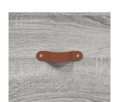 Armario de pared madera ingeniería gris Sonoma 100x36,5x35 cm