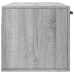 Armario de pared madera ingeniería gris Sonoma 100x36,5x35 cm