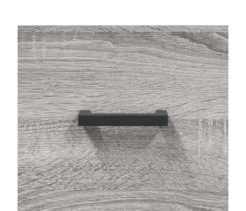 Armario de pared madera ingeniería gris Sonoma 100x36,5x35 cm