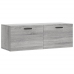 Armario de pared madera ingeniería gris Sonoma 100x36,5x35 cm