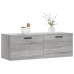 Armario de pared madera ingeniería gris Sonoma 100x36,5x35 cm