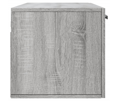 Armario de pared madera ingeniería gris Sonoma 100x36,5x35 cm