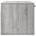 Armario de pared madera ingeniería gris Sonoma 100x36,5x35 cm