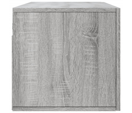 Armario de pared madera ingeniería gris Sonoma 100x36,5x35 cm