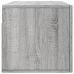 Armario de pared madera ingeniería gris Sonoma 100x36,5x35 cm