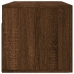 Armario de pared madera ingeniería marrón roble 100x36,5x35 cm