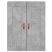 Armario de pared madera ingeniería gris hormigón 69,5x34x90 cm