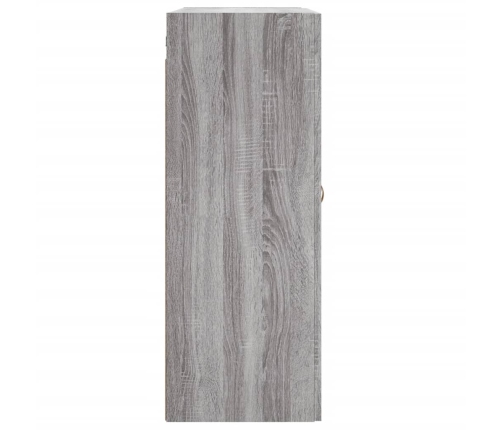 Armario de pared madera ingeniería gris Sonoma 69,5x34x90 cm