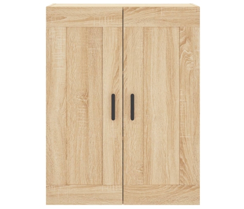 Armario de pared madera ingeniería roble Sonoma 69,5x34x90 cm