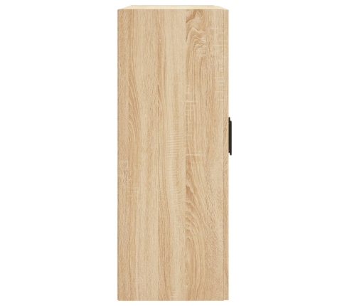 Armario de pared madera ingeniería roble Sonoma 69,5x34x90 cm