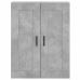 Armario de pared madera ingeniería gris hormigón 69,5x34x90 cm