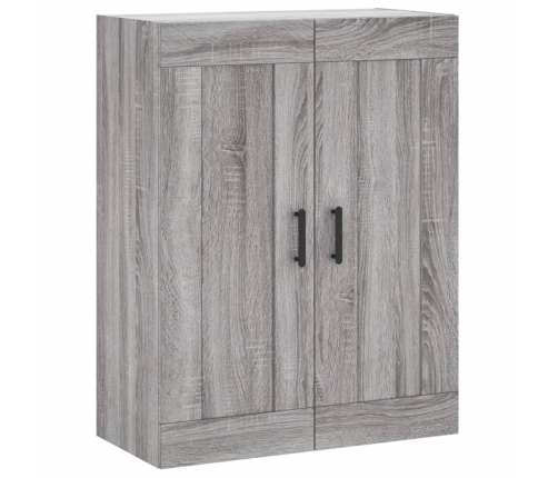 Armario de pared madera ingeniería gris Sonoma 69,5x34x90 cm