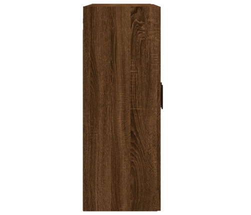 Armario de pared madera ingeniería roble marrón 69,5x34x90 cm