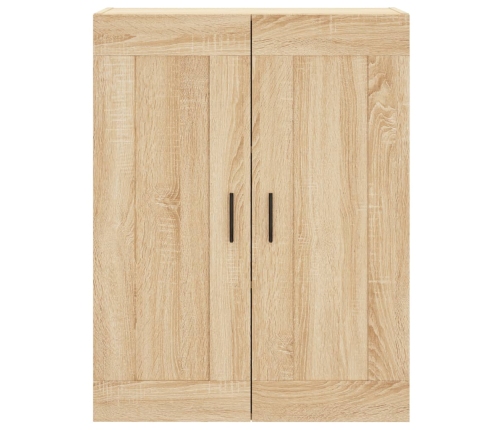 Armario de pared madera ingeniería roble Sonoma 69,5x34x90 cm