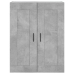 Armario de pared madera ingeniería gris hormigón 69,5x34x90 cm