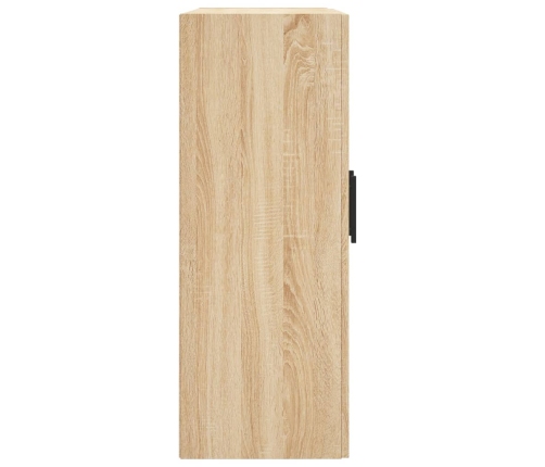 Armario de pared madera ingeniería roble Sonoma 69,5x34x90 cm