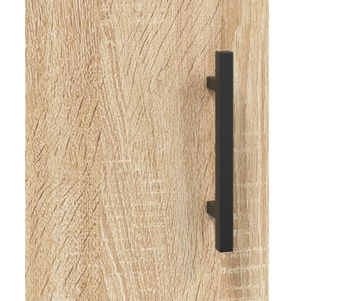 Armario de pared madera ingeniería roble Sonoma 69,5x34x90 cm