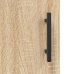 Armario de pared madera ingeniería roble Sonoma 69,5x34x90 cm