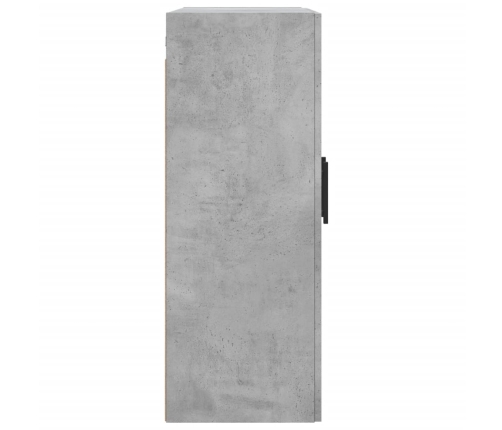 Armario de pared madera ingeniería gris hormigón 69,5x34x90 cm