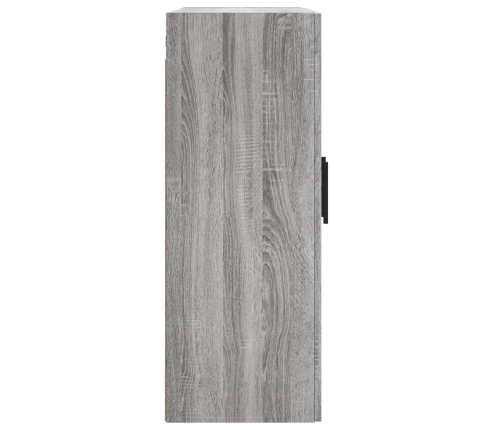 Armario de pared madera ingeniería gris Sonoma 69,5x34x90 cm