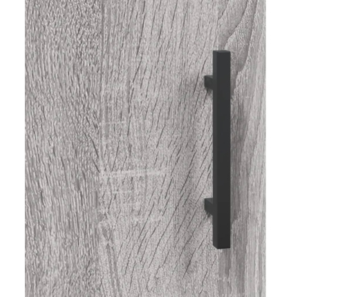 Armario de pared madera ingeniería gris Sonoma 69,5x34x90 cm