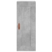 Armario de pared madera ingeniería gris hormigón 34,5x34x90 cm